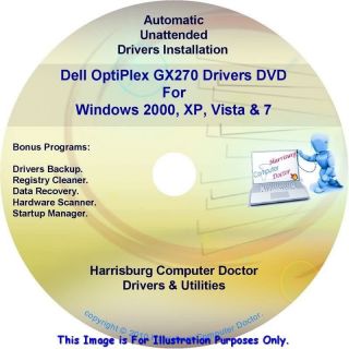 Dell OptiPlex GX270 Drivers Restore Recovery DVD Disc