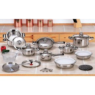 28 pc. T304 Surgical Stainless Steel, Waterless Cookware set NEW