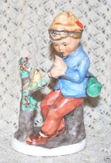 Friedel Bavaria Germany Hand Painted Figurine Boy VTG