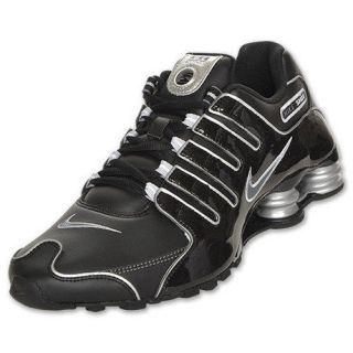 366363 007 Nike Mens Shox NZ SL SI Running color Black/Grey/Sil​ver 
