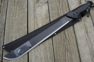Gerber Gator 25.7 Machete Survival Knife With Sawback