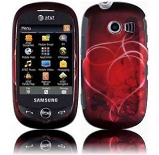 Samsung Flight II A927 (2D) Heart On Star Faceplate Case Phone Cover 