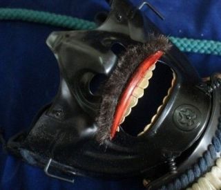 Rüstung Art Japanese Samurai Armor Black Mask