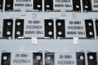 Dummy Load Resistor Diconex 39 0061 800W 50Ohms