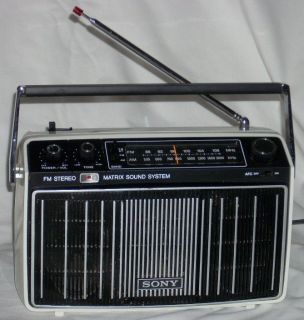 sony vintage radios