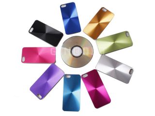   Metal CD Pattern Hard Case Back Cover Skin For Apple iPhone 5 6th