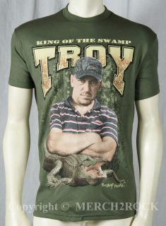 Authentic SWAMP PEOPLE Troy King Of The Swamp T Shirt S M L XL 2XL 