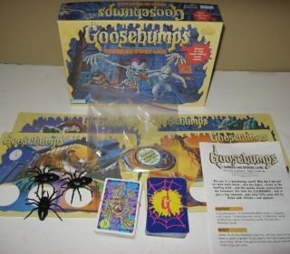   Brothers Goosebumps   Shrieks and Spiders Game w/ Original Spiders