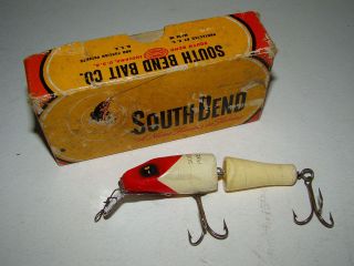 SOUTH BEND PIKE ORENO #2956 JOINTED LURE 4 & BOX