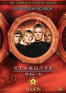 Stargate SG 1   Season 4 Giftset DVD, 2009, 5 Disc Set, Repackaged 
