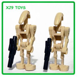 NEW LEGO STAR CLONE WARS 2x Battle Droid Minifig + Guns