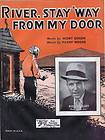 River, Stay Way From My Door, Roy Shelley photo, 1931, vintage sheet 