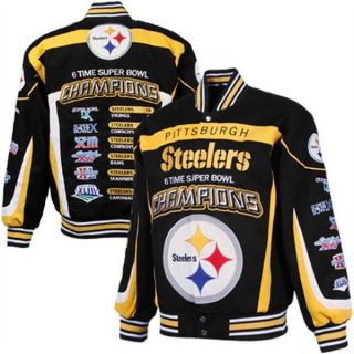 Pittsburgh Steelers Black Gold 6X Super Bowl Champs Commemorative 