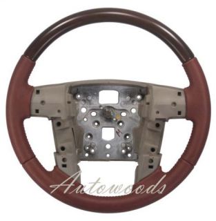 F150 2009 2010 Wood Steering Wheel w/ KR leather (Fits: 2009 F 150)
