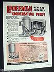 Vintage illustration of Condensation Pump by Hoffman Specialty Mfg 