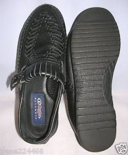 Dexter Walkmocs work walking shoes Black Leather Nature Friendly USA 