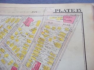   to Greenwood St, Dorchester, MA Antique Street Map,Original from 1918