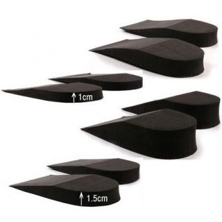 Wholesale Lot of 3~6Pairs EVA Height Increase Shoes Insoles Heel Lift 
