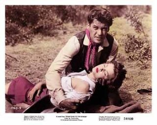 FOUR GUNS TO THE BORDER studio color still RORY CALHOUN and COLLEEN 