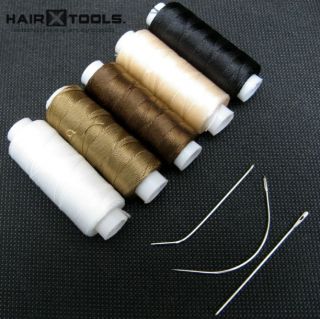 Weaving Needles + Thread { J+I+C } Hair Track Weft Weave On Hair 
