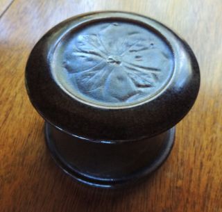 Piece Stoneware Handcrafted Art Pottery Butter Crock Bell Keeper 