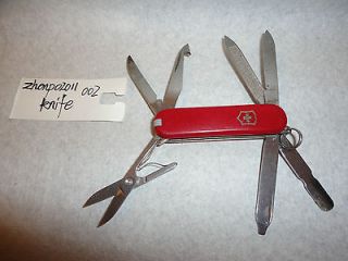 Victorinox SWISS CHAMP / RED Swiss Army Knife W/ Zermatt Leather Pouch 