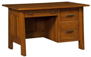 Amish Small Wooden Student Writing Computer Desk Mission Home Office 