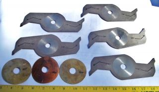   DADO saw blades carbide tips four 1/8 inch one 1/16 and shims___358/10