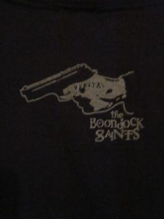 THE BOONDOCK SAINTS   Line From the Movie on Front   Logo on Back Size 