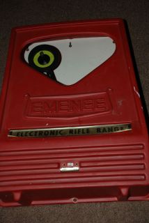   to find Vintage 1960s Emenee Electronic Rifle Range Target Red Plasti