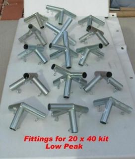 20x40 + Canopy Shade Tent Car Boat Connectors (fittings) Only other 