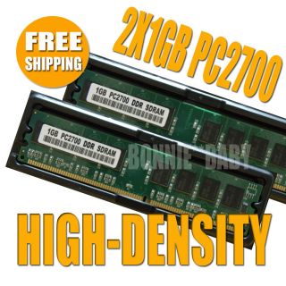 NEW Samsung 2GB 2 X 1GB PC2700 DDR333 184PIN Desktop MEMORY ddr 333 
