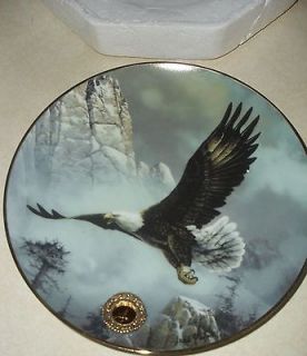  The Eagle Collectible Plate Ted Blaylock,Franklin Mint Proud and Free