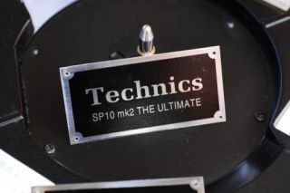 Technics SP 10 mk2 Badge for custom Plinth Stainless