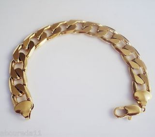 18k gold bracelet mens in Mens Jewelry