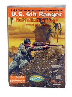 GEARBOX COTSWOLD WWII 12 ACTION FIGURE U.S. 6th RANGER BATTALION 