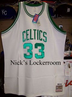  Mitchell & Ness 85 86 Boston Celtics Larry Bird Throwback Jersey 60