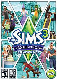 The Sims 3 Generations Expansion Pack (PC Games, 2011) Digital 