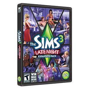 THE SIMS 3 LATE NIGHT EXPANSION PACK WIN/MAC *NEW*