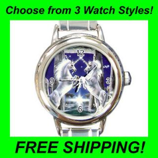 Unicorn Design #2   Italian Charm Watch (3 Watch Styles) BB1418