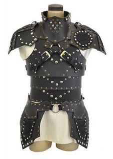   leather dragon medieval re enactment theatrical celtic Armor LARP SCA