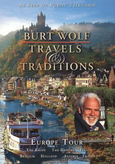 Burt Wolf Travels Traditions   Europe Tour DVD, 2010, 6 Disc Set 