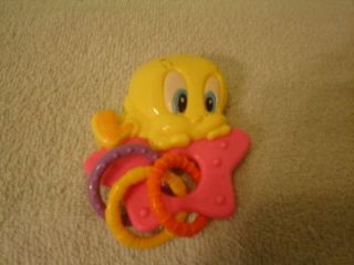   Bros   Tweety Bird   rattle & crib toy   4tall plastic   by Tiny Love