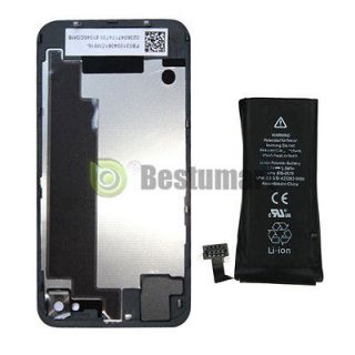   Back Housing Cover Case+Internal Battery Replacement For iphone 4S 4GS