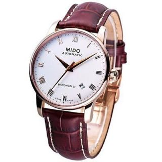 MIDO Baroncelli Men Mechanical Automatic Swiss Watch White M86004261