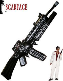 Scarface Tony Montana Costume Tommy Gun Toy Weapon