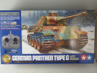   48205 135 RC German Panther Type G Tank Radio Control Set Unassembled
