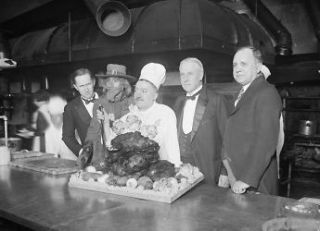 1924 photo Buffalo meat served at Willard Hotel Washington, D.C. to 