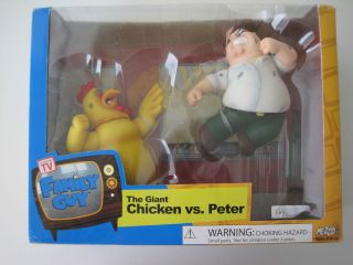   Family Guy As seen on TV The Giant Chicken Vs. Peter Figures SEALED