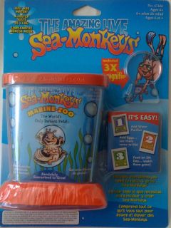 Amazing Live Sea Monkeys Kit w/ Tank * BRAND NEW * RED